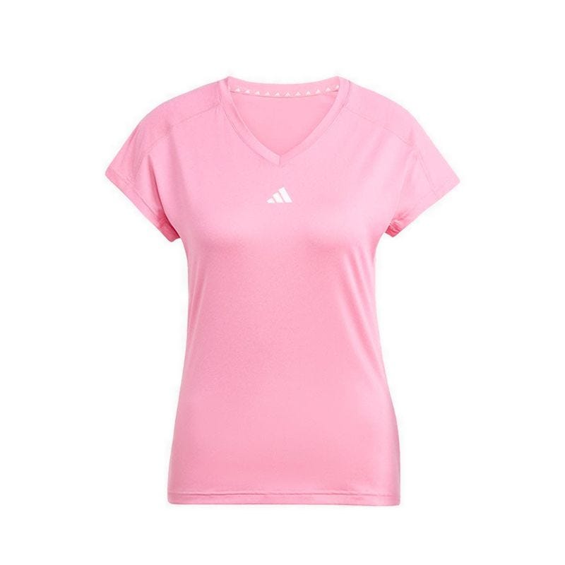 Aeroready Train Essentials Women's V-Neck T-Shirt - Pink Fusion