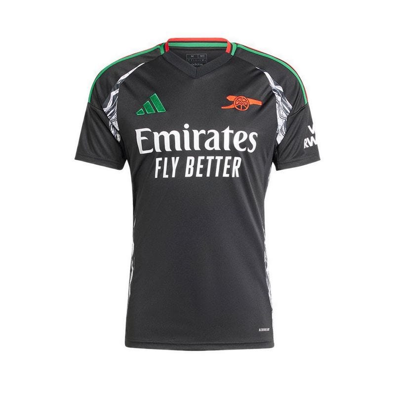 Arsenal 24/25 Men's Away Jersey - Black