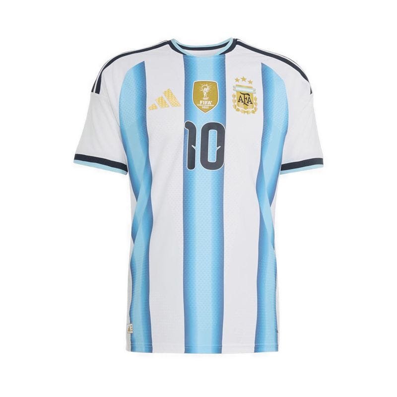 Argentina 26 Men's Home Authentic Jersey - White