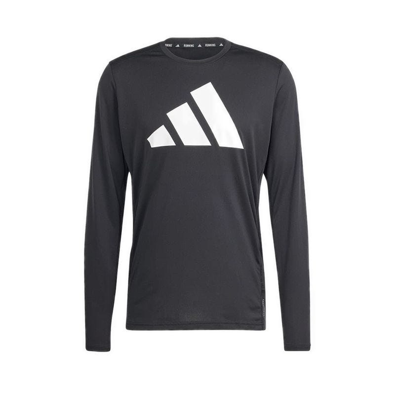 Run It Men's Long-Sleeve Top - Black