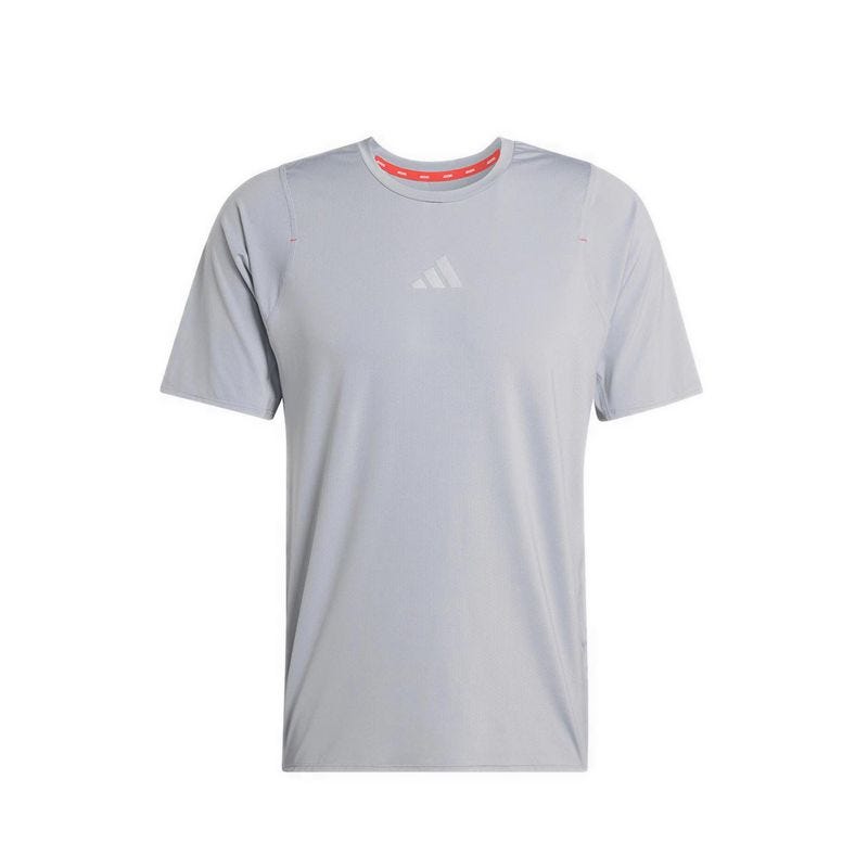 Adizero Ekiden Men's Running T-Shirt - Halo Silver