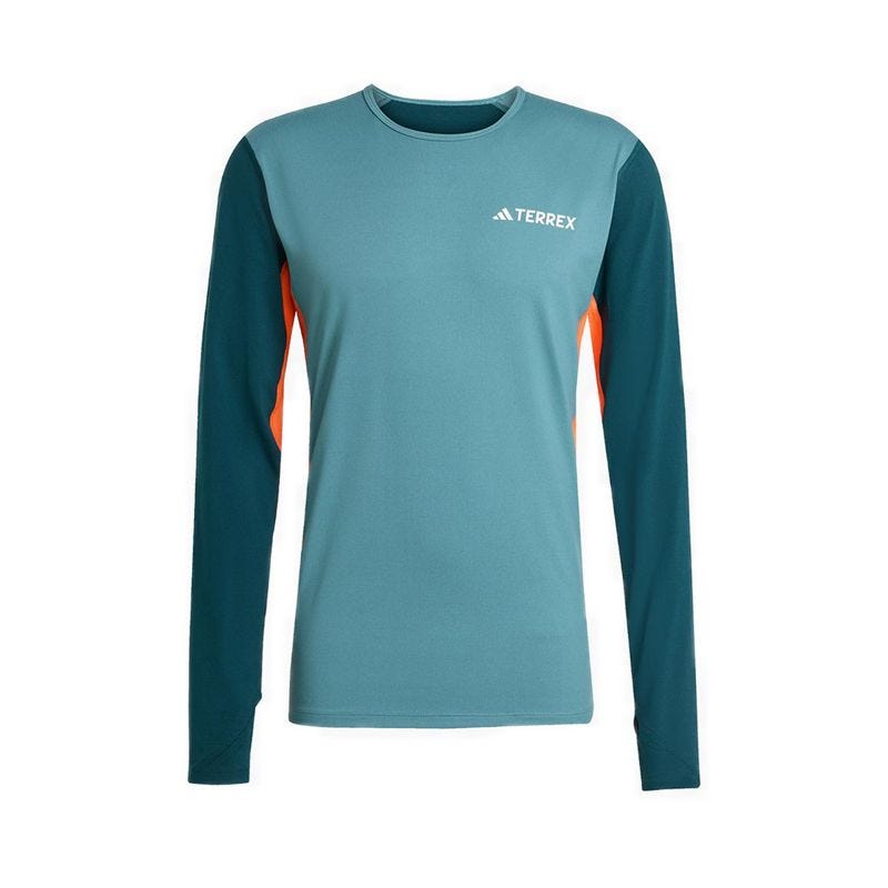 Multi Synthetic Base Layer Men's Long Sleeve - Preloved Teal
