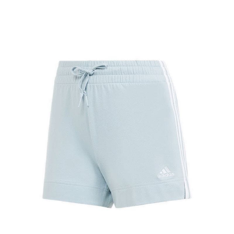 Essentials Slim 3-Stripes Women's Shorts - Wonder Blue