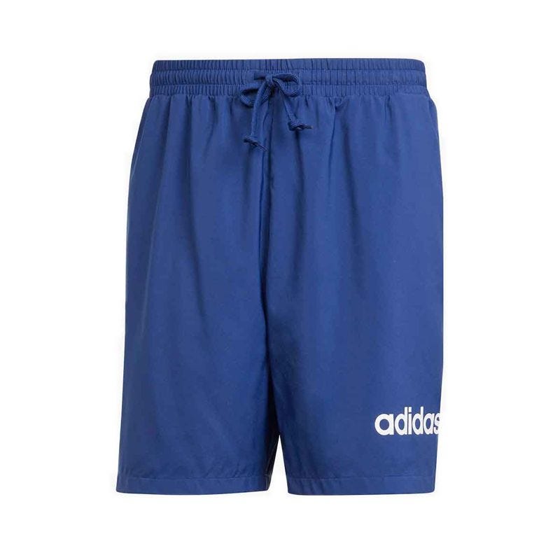 Essentials Linear Logo Men's Shorts - Dark Blue