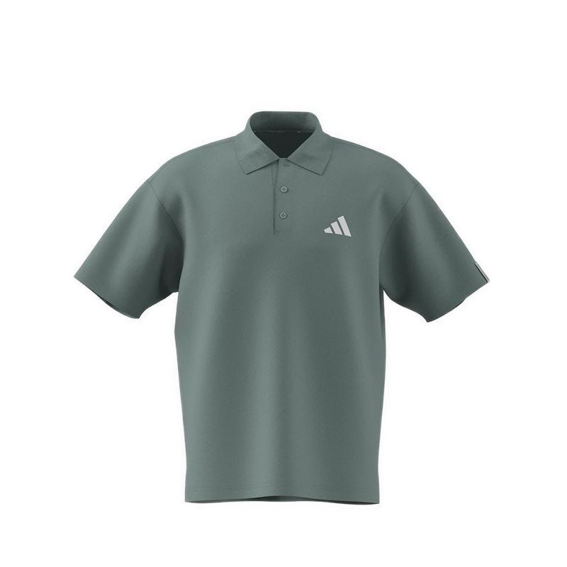Essentials Plus Loose Fit Men's Short Sleeve Polo Shirt - Green