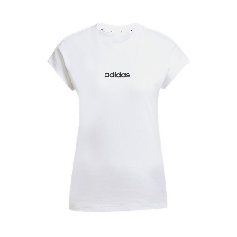 Essentials Linear Women's Cotton T-Shirt - White