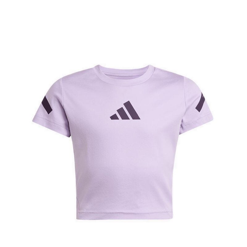 Z.N.E. Fitted Women's Crop T-Shirt Kids - Powder Plum