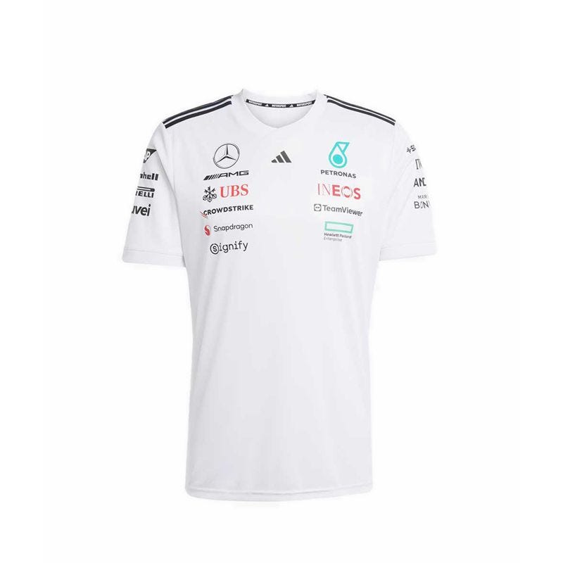 Mercedes AMG Petronas Formula 1 Men's Driver Jersey - White