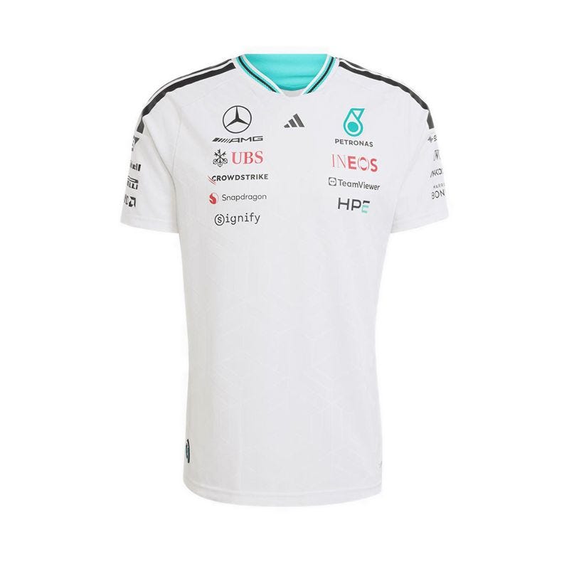 Mercedes - AMG Petronas F1 Team Men's Driver Jersey AU - White