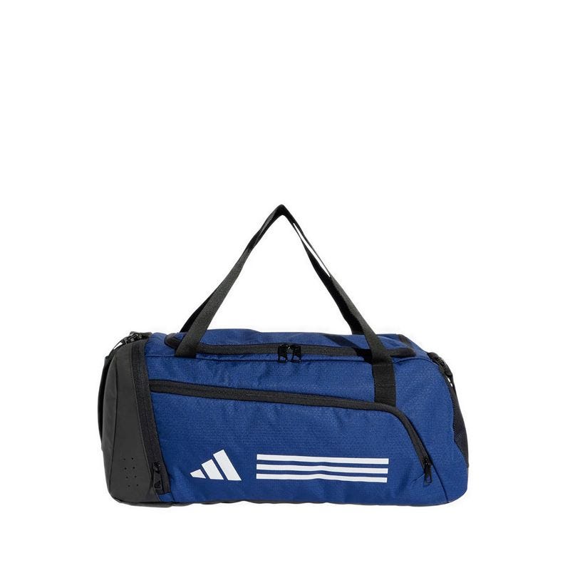 Essentials 3-Stripes Unisex Duffel Bag Small - Dark Blue