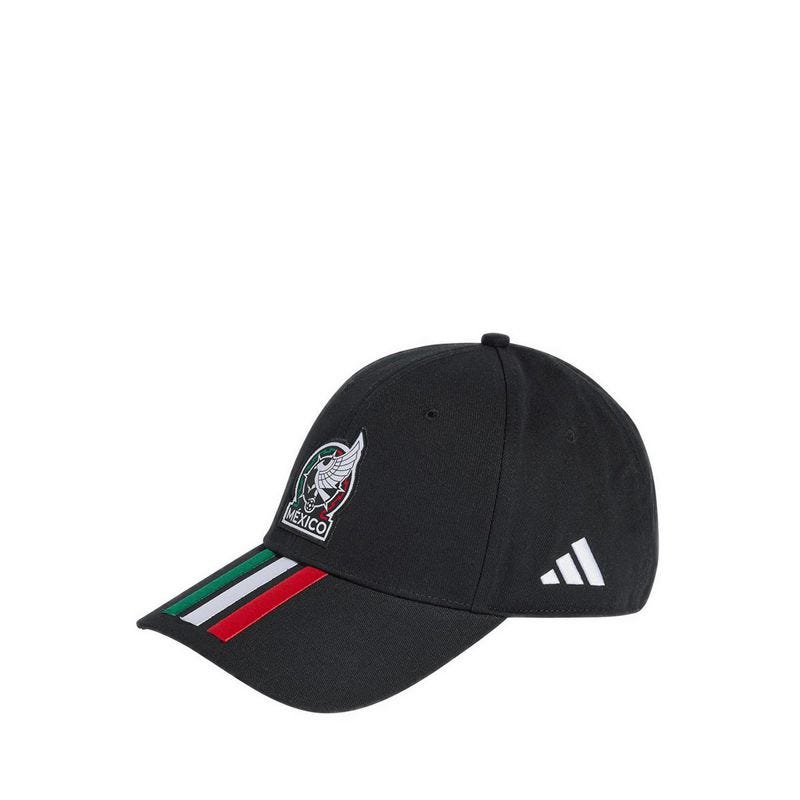 Mexico 26 Unisex Baseball Cap With 3 Stripes 
 - Black