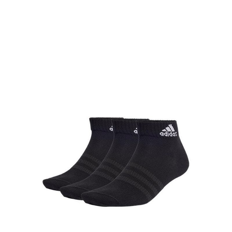 Thin And Light Unisex Sportswear Ankle Socks 6 Pairs - Black
