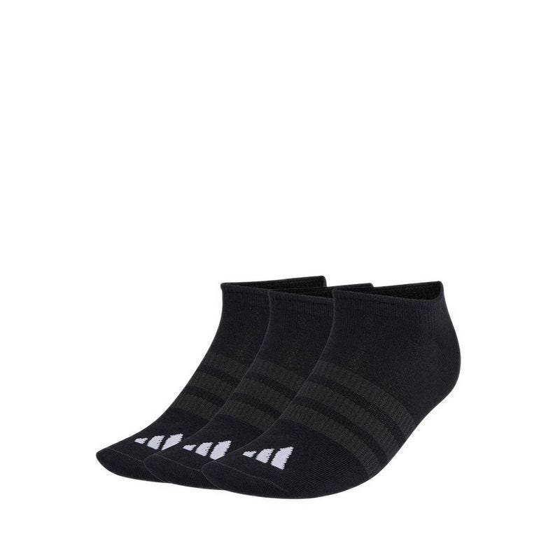 Thin&Light Sportswear Unisex No Show Socks 3 Pair Pack - Black