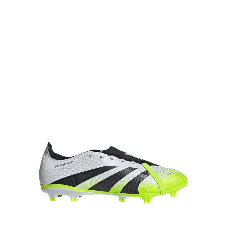 Predator League Fold-Over Tongue Firm/MG Men's Soccer Shoes - White