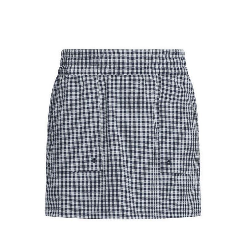 W Ult365 Gingham Skort Women's - Collegiate Navy/Wonder Silver