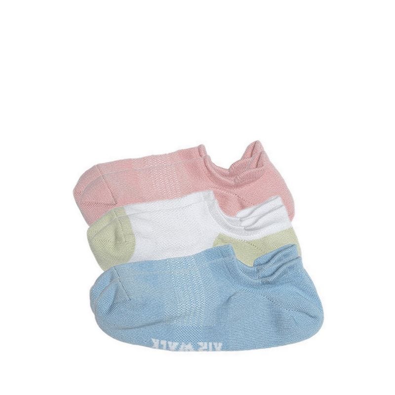 Women Low Cut Socks 3prs - Multicolor