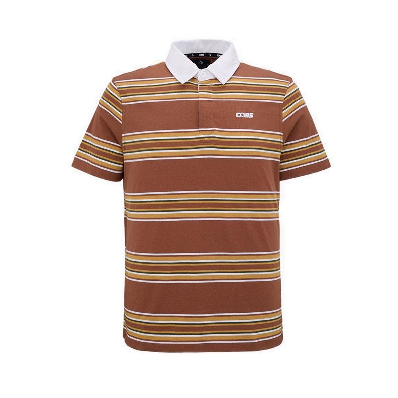 Cons Stripe Polo Men's Polo - Unearthed Multi