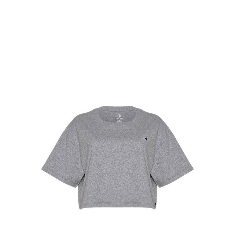 Sporty Boxy Women's T-Shirt - Light Retro Grey Heather