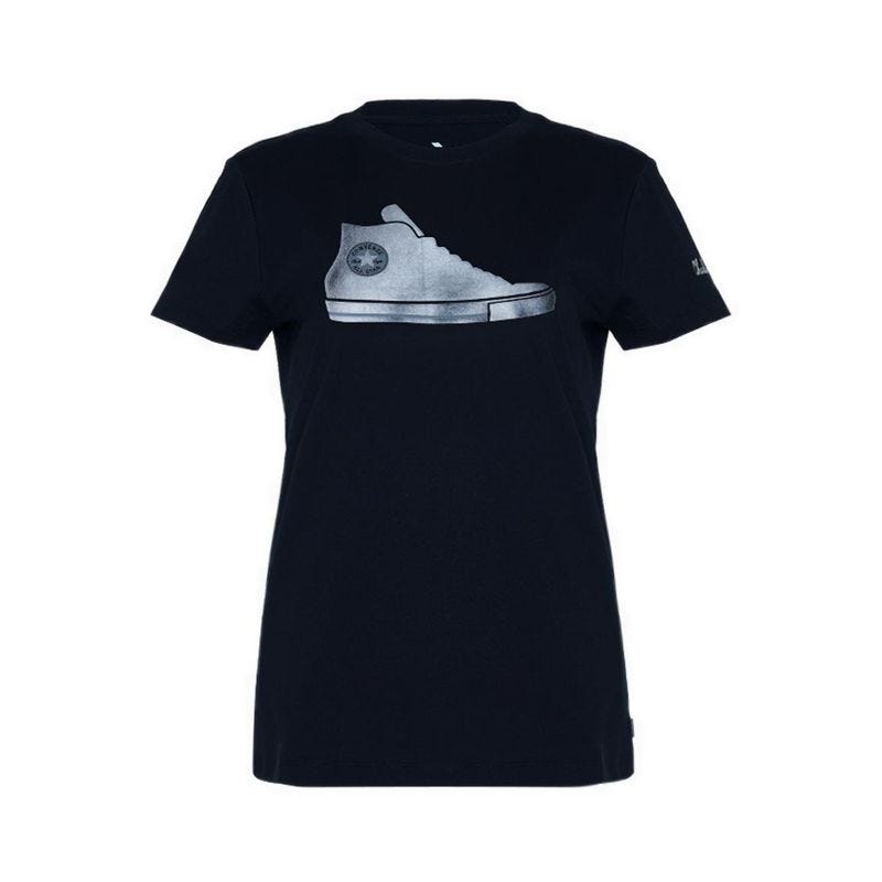 Foil Chuck Taylor Women's Tee -  Black