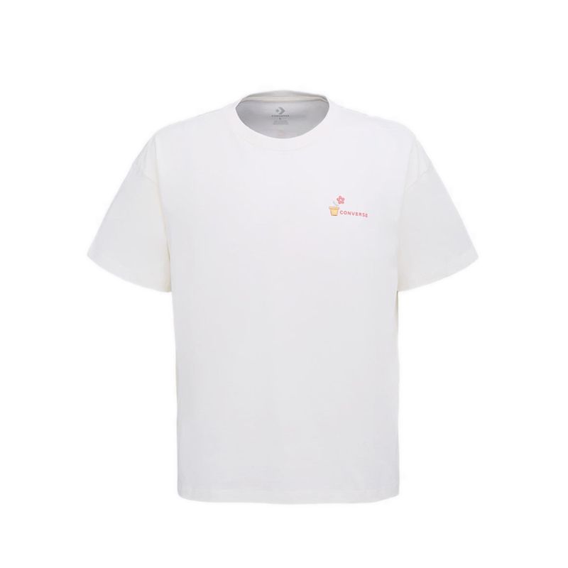 Flower Pot Standard Fit Tee Women's Tee -  Egret