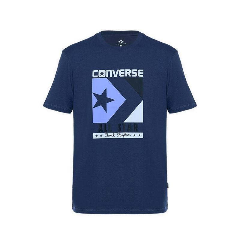 Timeless Boxed Chevron Men's Tee -  Navy