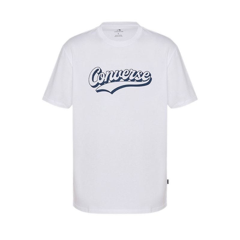 Sport Script Men's Tee - White