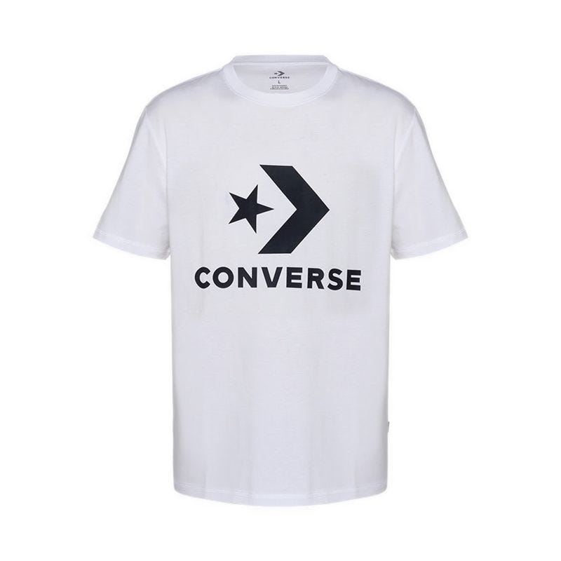 Standard Fit Center Front Large Logo Star Chev Ss Men's Tee - White