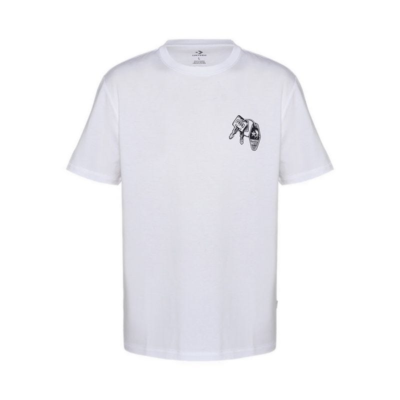 Skeleton Summer Zone Men's Tee - White