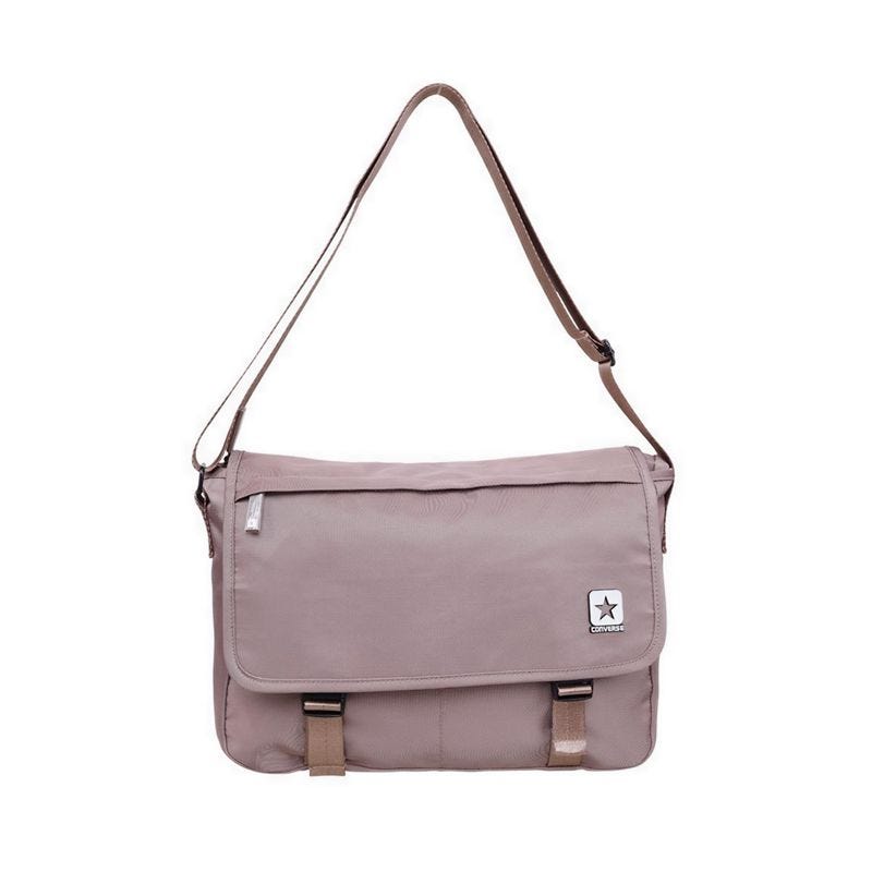 Unisex Messenger Bag - Brown