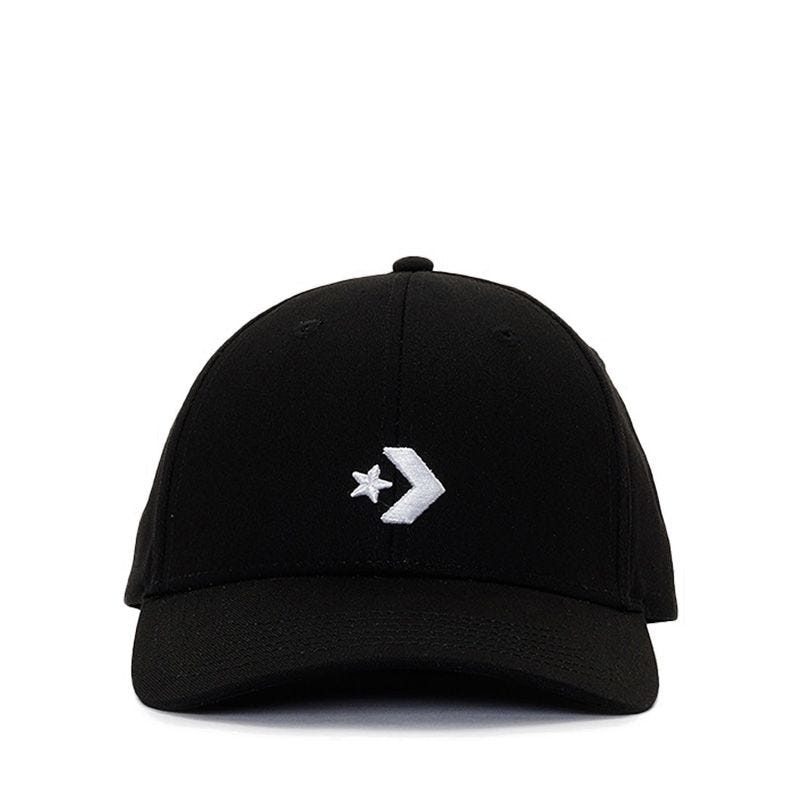 Adjustable Cotton Twill Unisex Cap - Black