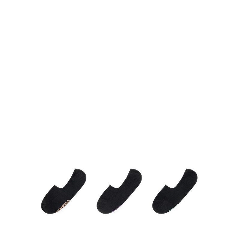 3 Packs Foundational Women's Liner Socks - Black/Multi