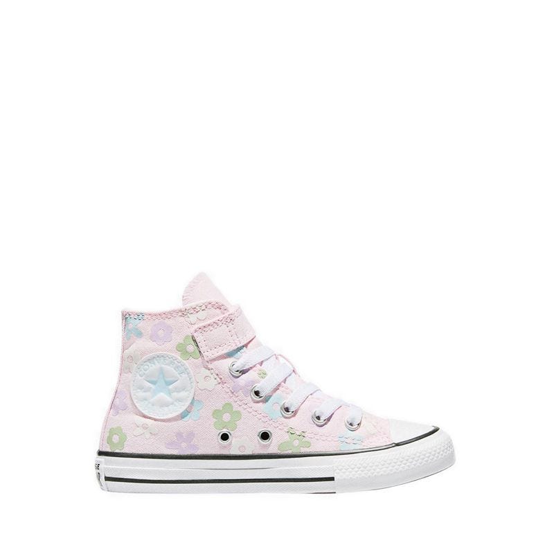 CTAS Easy-On Bubble Flowers Girl's Sneakers - New Found Bloom/White