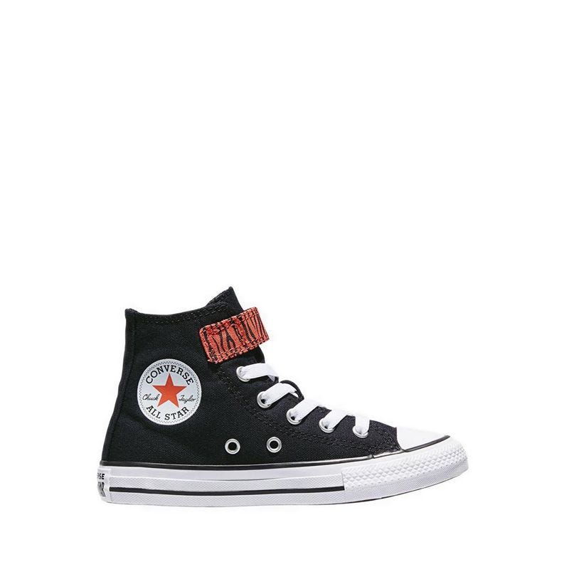 CTAS Lions Easy On Boy's Sneakers - Black/Gold Palm/White