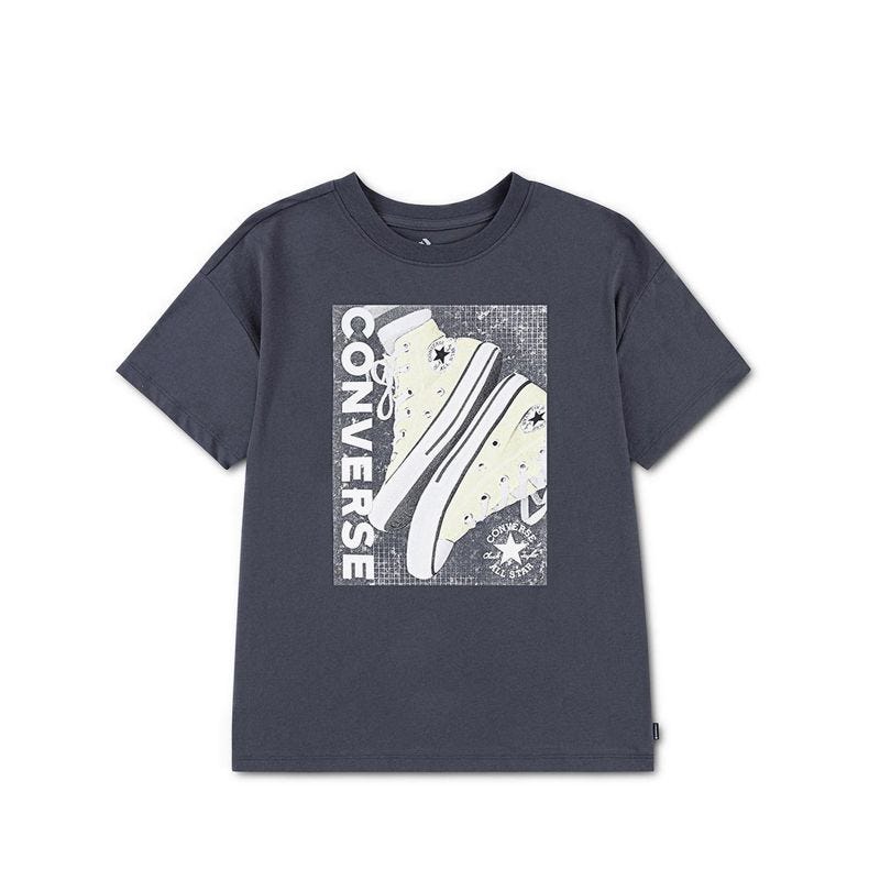 Sneaker Girl's T-Shirt - Black