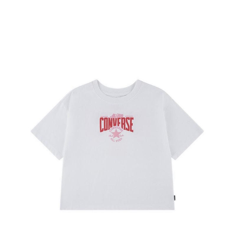 Boxy Girl's T-Shirt - White