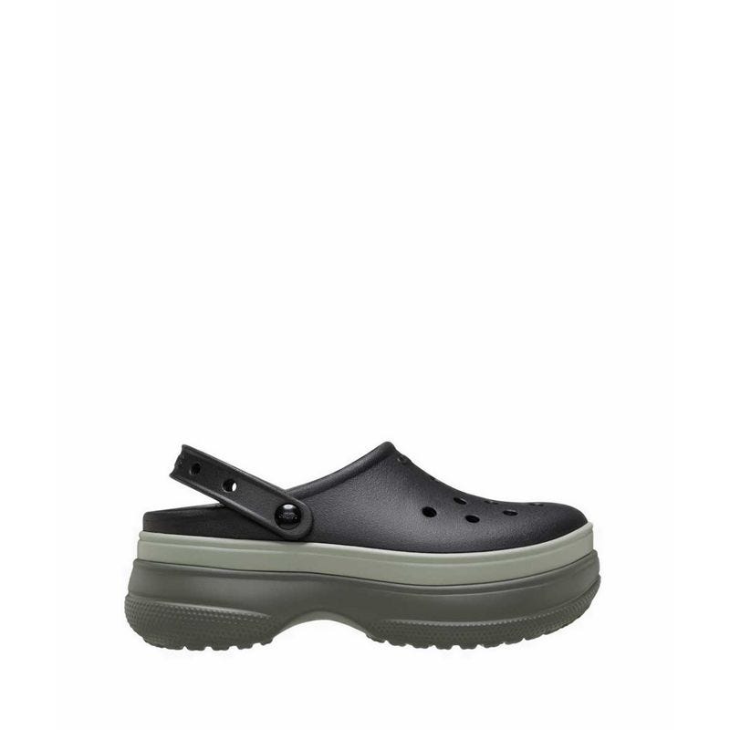 Classic Stacked Unisex Clog - Black