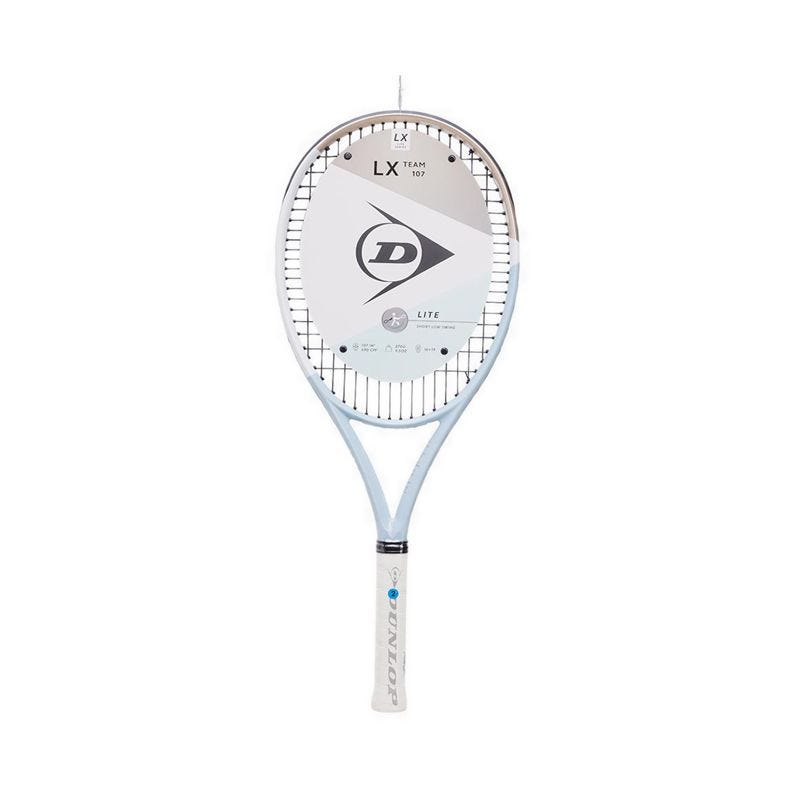 Dunlop LX Team 107 Strung G2 NH Tennis Racket - Blue/Grey