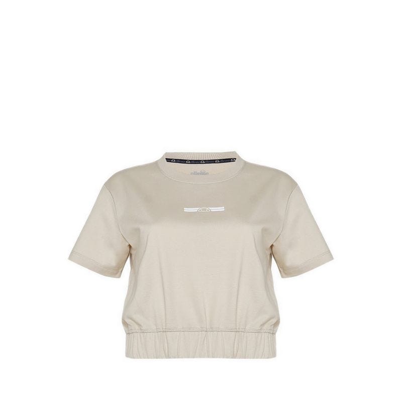 Women Crop Baseline Tee - Ancient Scroll