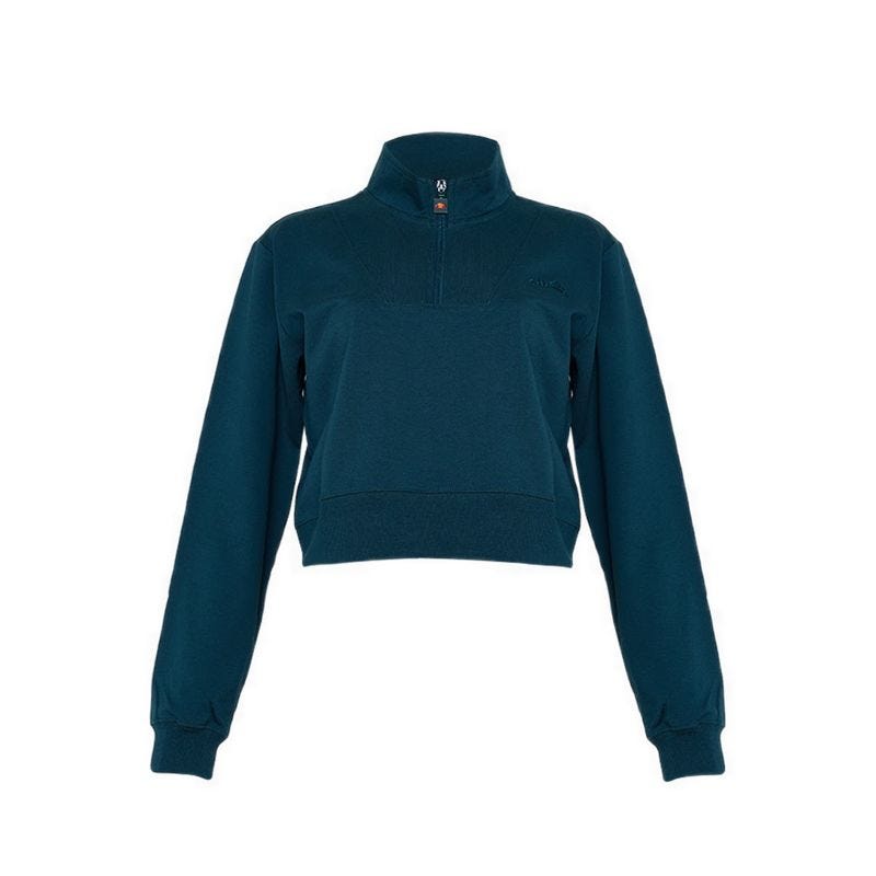 Women Pullzip Hrtg Sweatshirt - Dark Sea