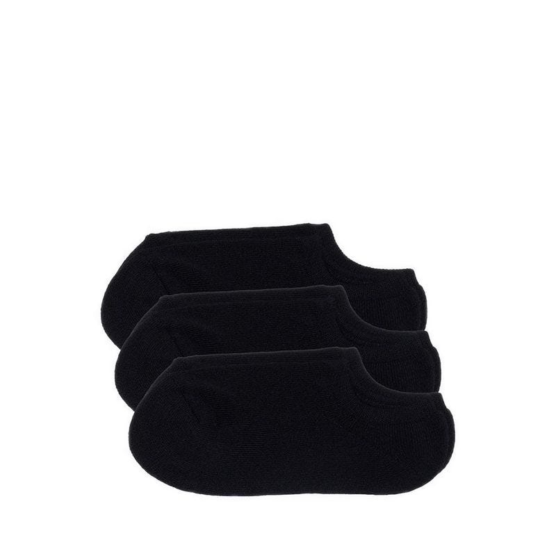 3P Lowcut Women Socks - Black