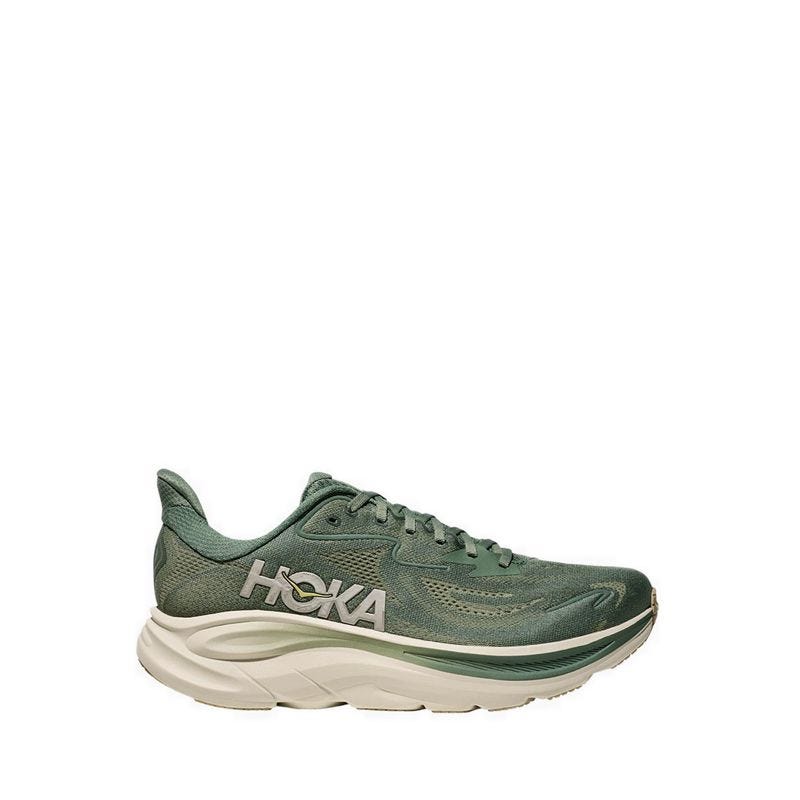 Clifton 10 Wide Men's Running - Fern/Truffle Salt