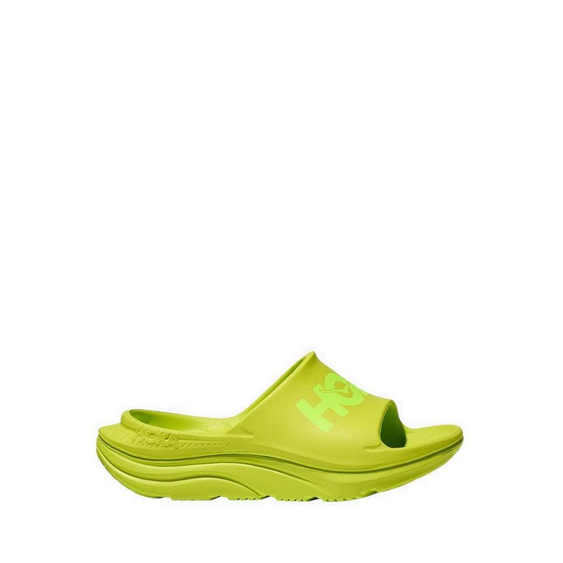 Ora Athletic Slide Unisex Sandal - Neon  Citrus/Neon Lime