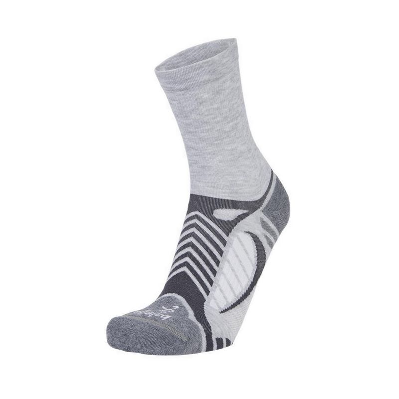 Balega Ultra Light Crew Grey / White - Large