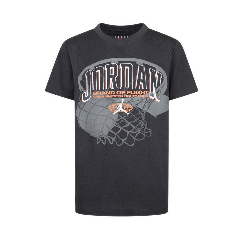 Hoop Up Boy's T-Shirt -Brown
