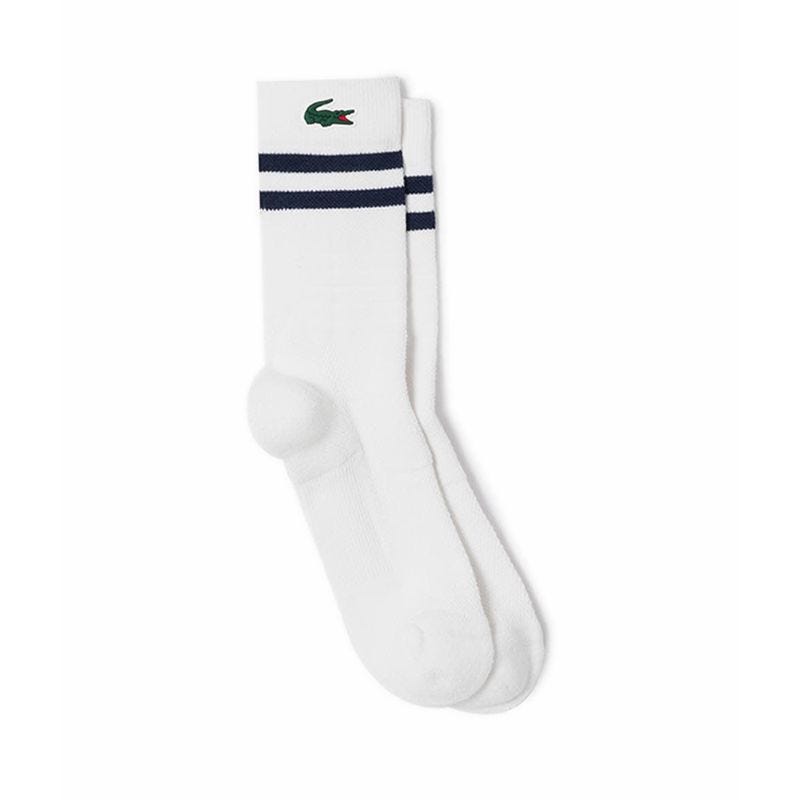 Core Performance Socks Men's - White/Navy Blue