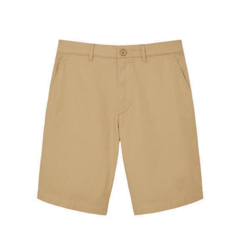 Lacoste Men's Regular Fit Gabardine Chino Bermuda Shorts - Biege