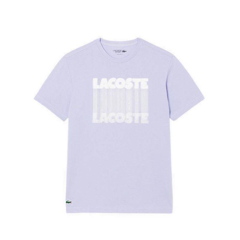 Lacoste Men's Ultra Dry Printed Sport T-shirt - Purple