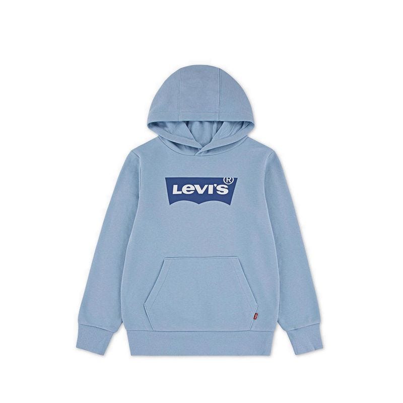 French Terry Batwing Pullover Boy's Hoodie - Blue