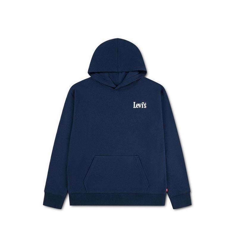 Classic And Clean Boy's Hoodie - Navy