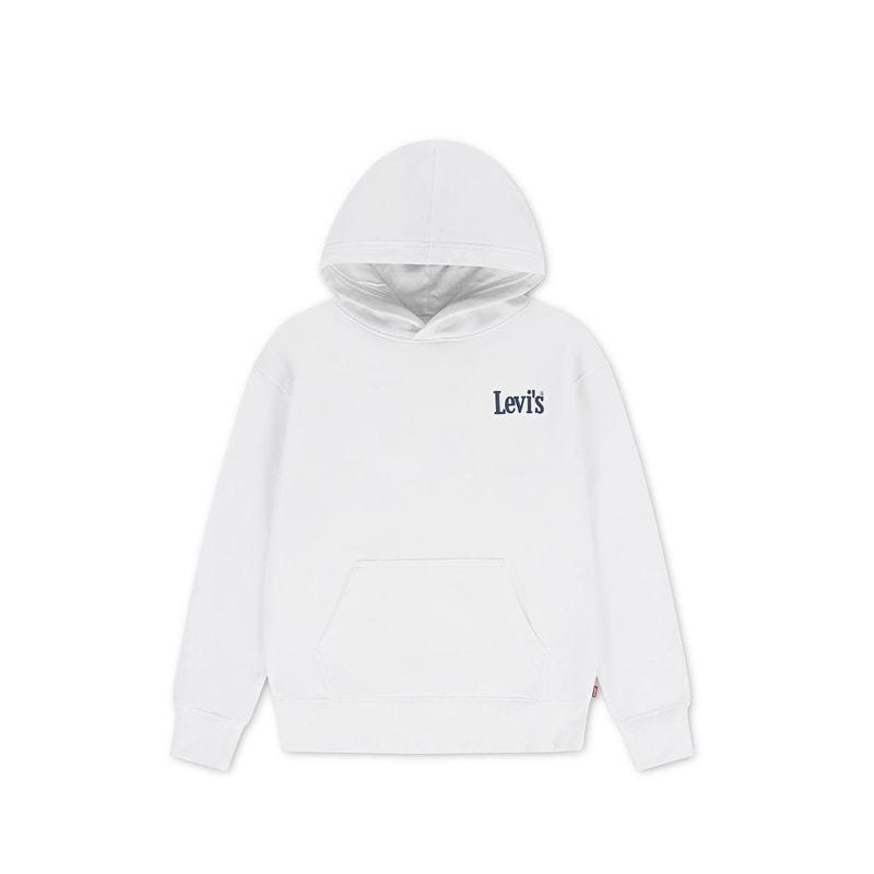 Classic And Clean Boy's Hoodie - White